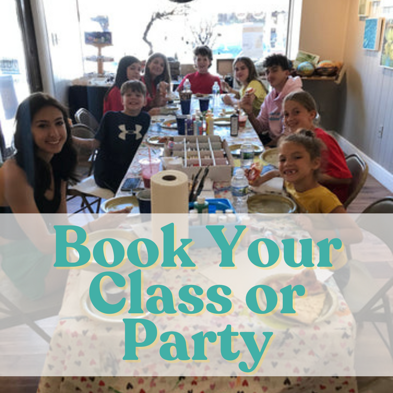 Book Your Class or Party at Feathers!