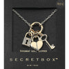 Wona Trading, Inc. - SECRET BOX 14K Gold Dipped Heart Lock Key Pendant Necklace