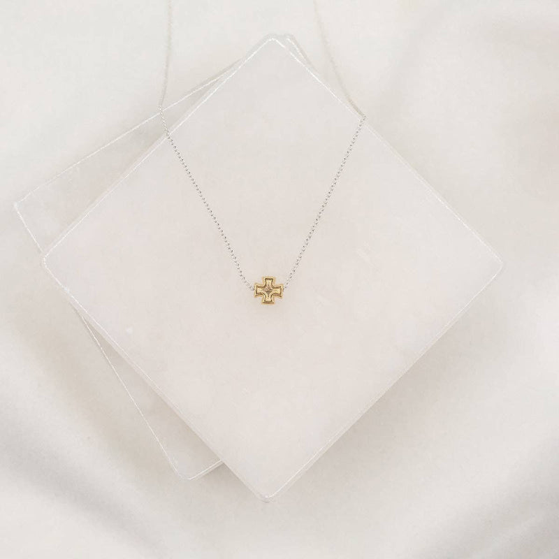 My Saint My Hero - Faith Petite Necklace - Silver / Gold