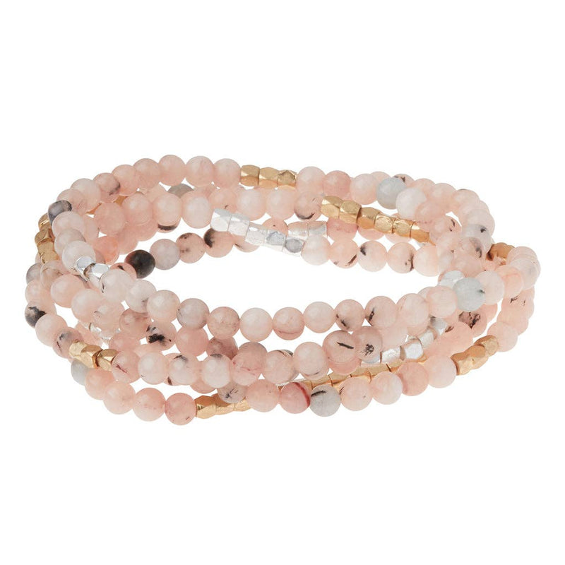 Scout Curated Wears - Stone Wrap: Morganite/Black Tourmaline