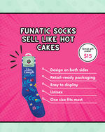 Funatic - Live, Laugh, Fuck Off Socks | Curse Word Socks | Funny Socks