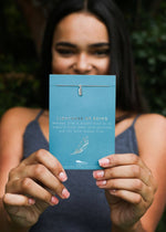 Lucky Feather - New Moon Silver Necklace - LIGHTNESS/FEATHER
