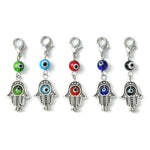 Hamsa, Lucky Eye - Wish Charms - Keepsake Clip on Charm