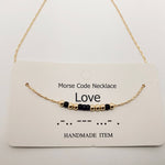 Morse Code Necklace