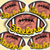 Pittsburgh Football Sticker, Tie Dye (Regular or Mini)