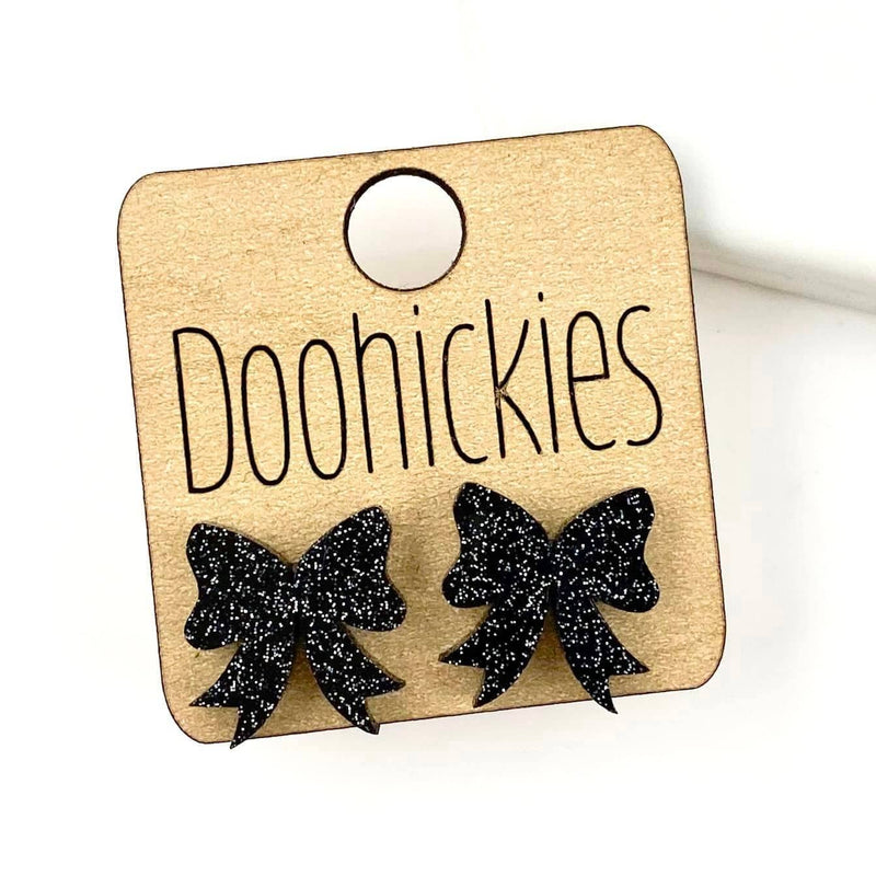 School Spirit Bow Studs