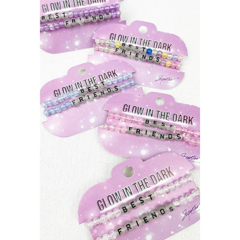 Glow in the Dark Best Friend Colorful Bracelet