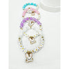 Happy Easter Bunny Charm Stretch Bracelets