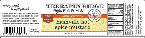 Terrapin Ridge Farms - Nashville Hot Mustard