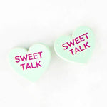 Wona Trading, Inc. - Sweet Talk Message Heart Stud Earrings