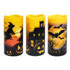 Battery Operated LED Wax Candles, Halloween