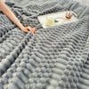 Turtle Fleece Throw – Bubble-Texture Ultra Plush Blanket for Cozy Comfort