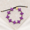 My Saint My Hero - Grounded In Faith Bracelet - Purple & Gold