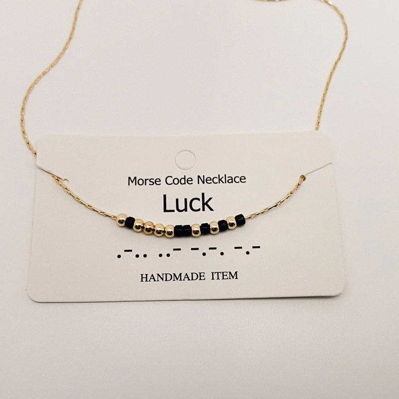 Morse Code Necklace