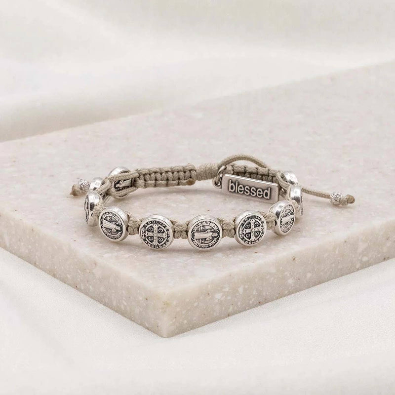Benedictine Blessing Bracelet - Silver