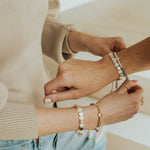 Sisters of the Heart Bracelet - Silver