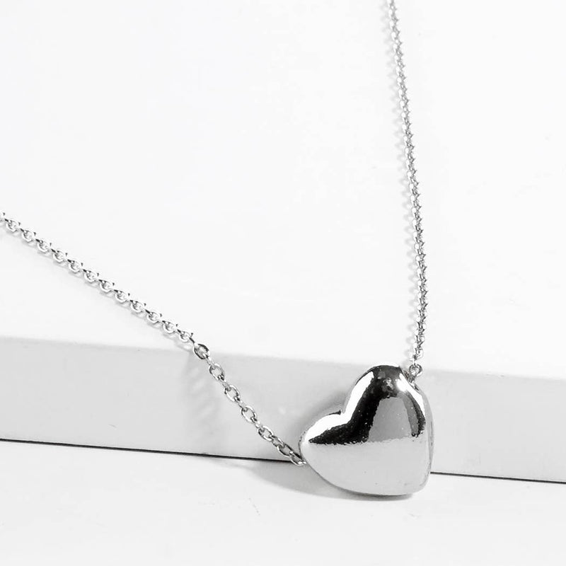 Gold-Dipped Heart Figure Fashion Necklace