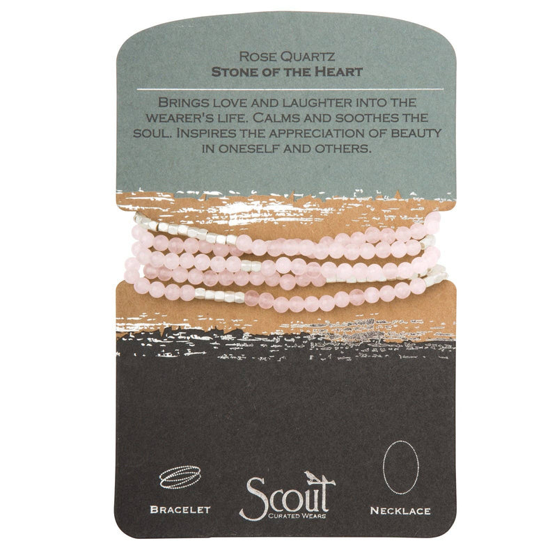 Scout Curated Wears - Stone Wrap: Rose Quartz - Stone of the Heart