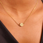 WJW - 18K Gold PVD Stainless Steel Loop Connector Chain Necklace