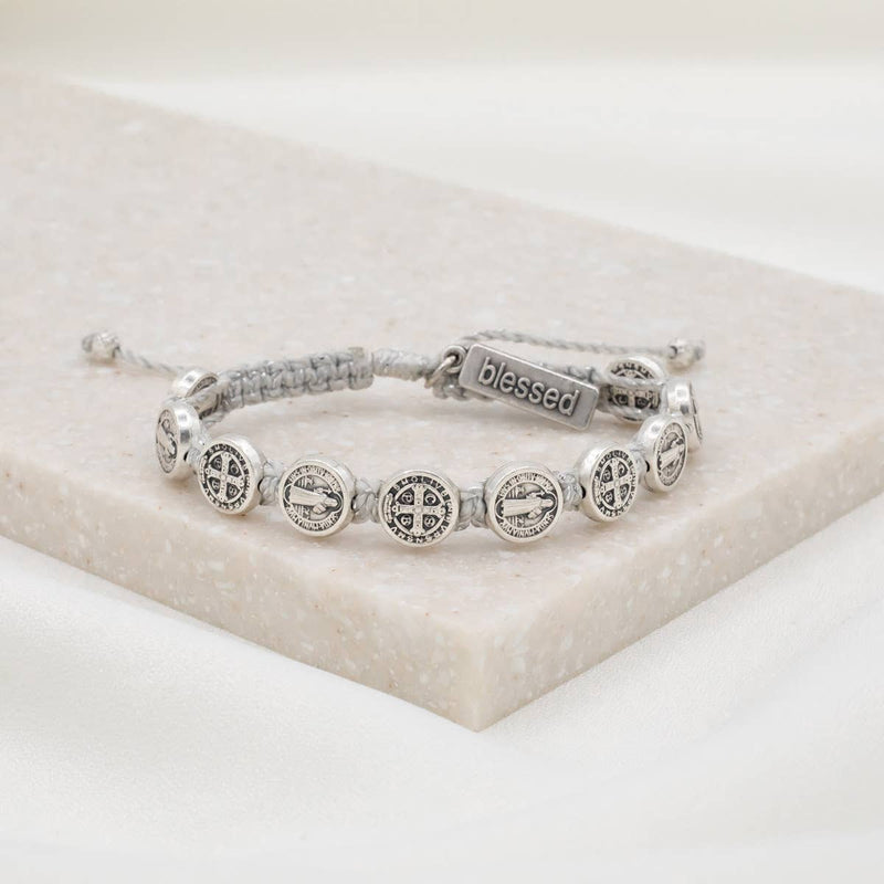 Benedictine Blessing Bracelet - Silver