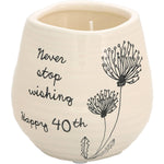 Pavilion - Happy 40th - 8 oz - 100% Soy Wax Candle
Scent: Serenity
