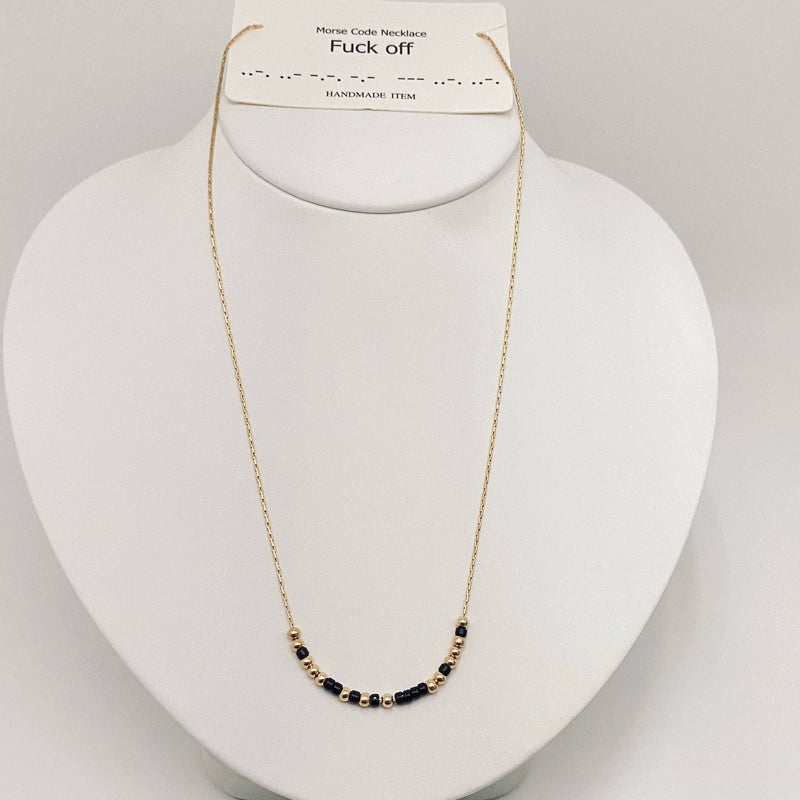 Morse Code Necklace