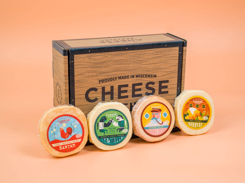 Wisconsin Cheese Sampler (4-Pack)