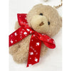 Love and Repeat - Valentines Day Theme Teddy Bear with Bow Keychain