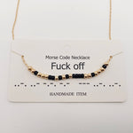 Morse Code Necklace