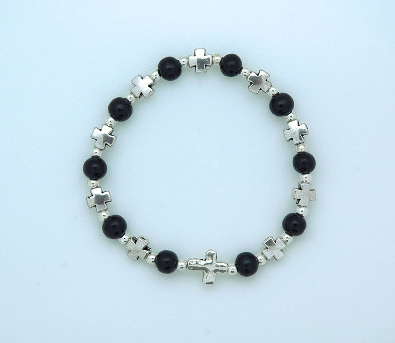 Wood Rosary Bracelet for Men or Women