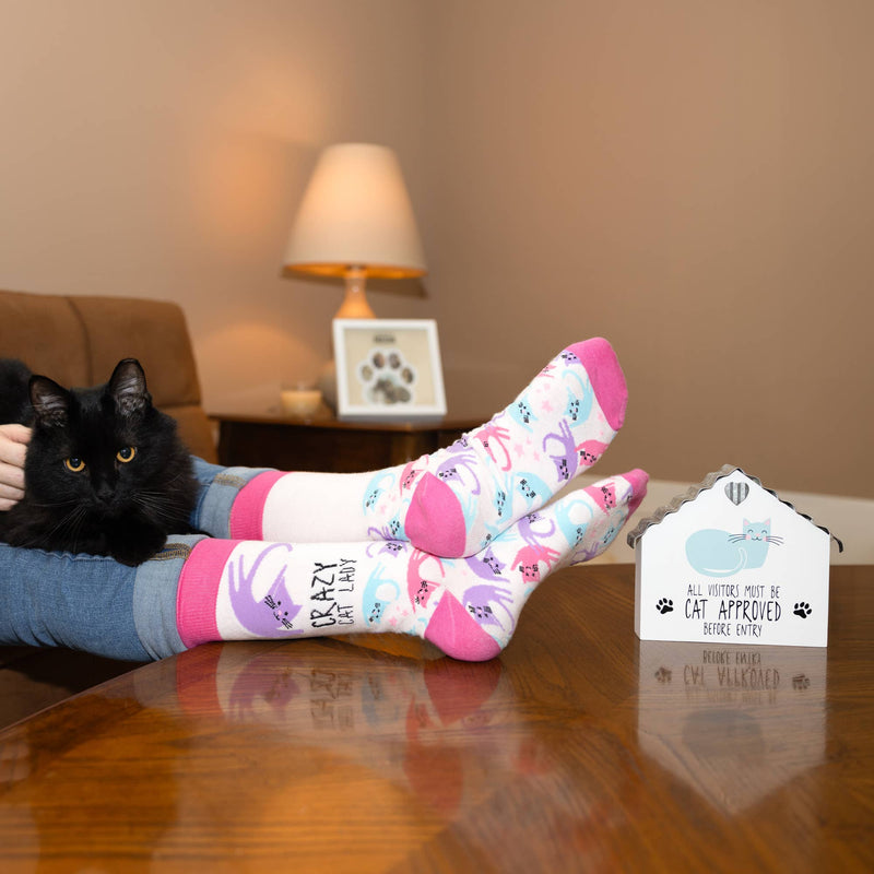 Crazy Cat Lady - Unisex Crew Socks
Size: M/L