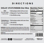 Rabbit Creek Gourmet - Dilly Cucumber Dip Mix-Multiple Uses in 1 Packet!