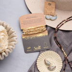 Scout Curated Wears - Stone Wrap Mother of Pearl/Gold - Stone of Prosperity