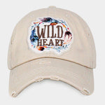 Wona Trading, Inc. - WILD HEART Vintage Baseball Cap