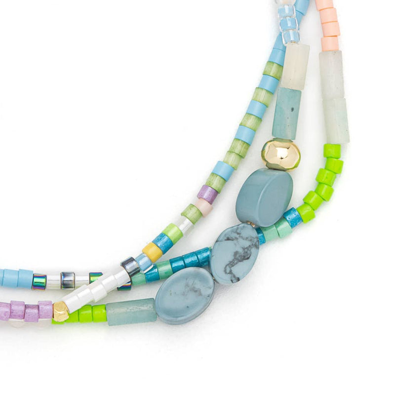 Mixed Media Bracelet - Salt and Sunshine