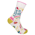 Funatic - Go to Hell Socks | Curse Word Socks | Funny Unisex Socks