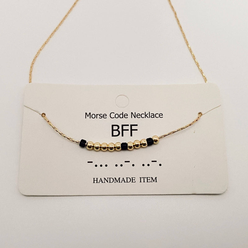 Morse Code Necklace