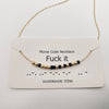 Morse Code Necklace