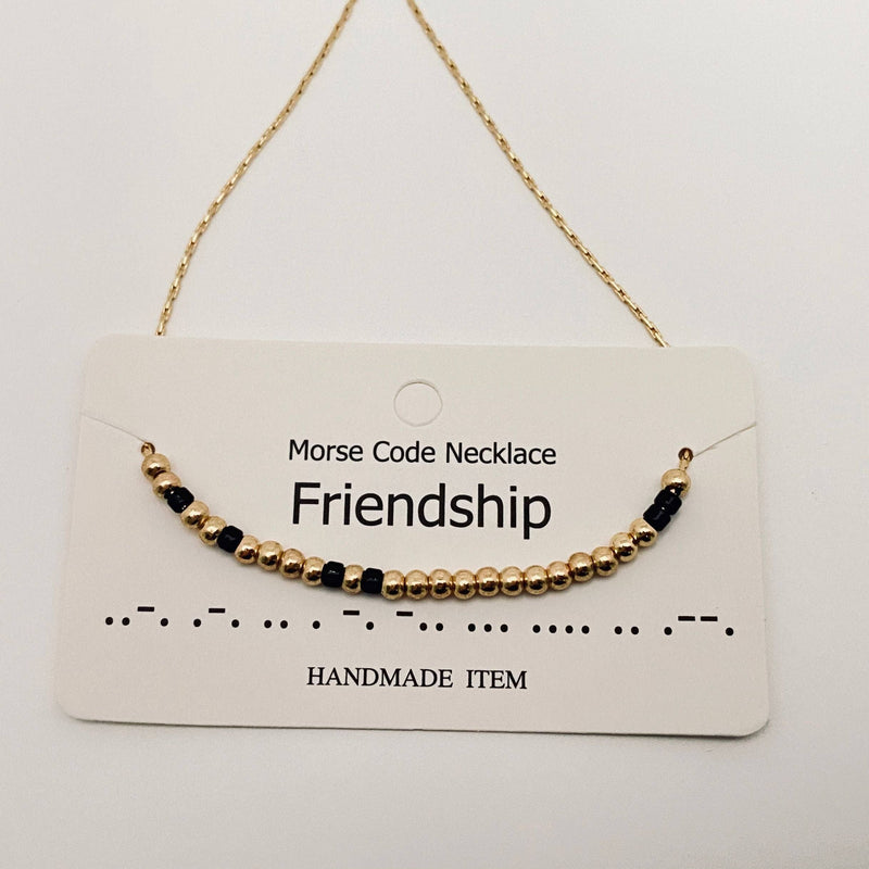 Morse Code Necklace