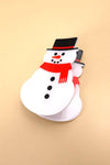 CHRISTMAS TREE SANTA SNOWMAN HAIR CLAW CLIPS