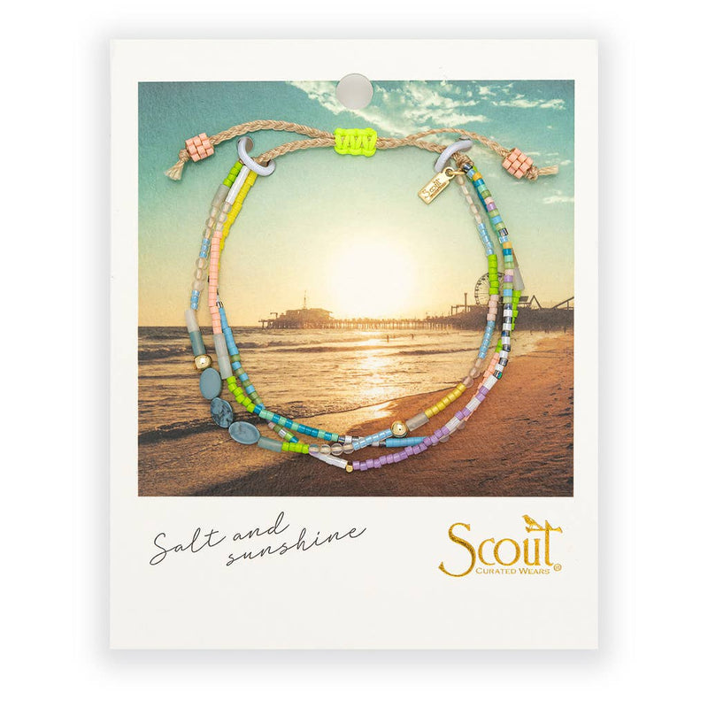Mixed Media Bracelet - Salt and Sunshine