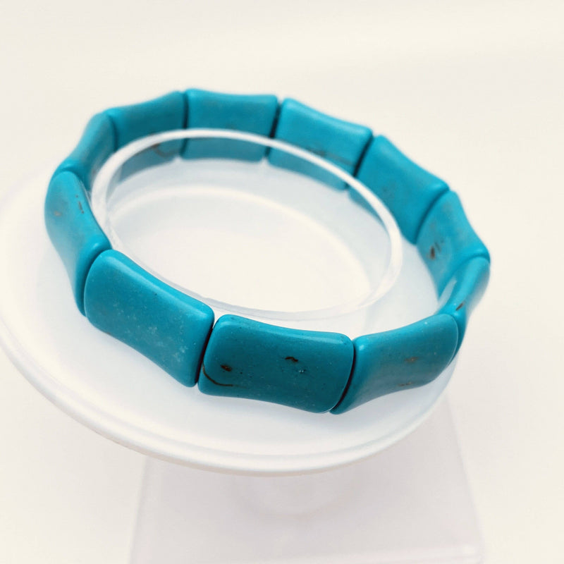 Multi-style Elastic Rope Imitation Turquoise Bracelet