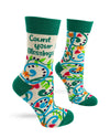 Count Your Blessings Women's Crew Socks