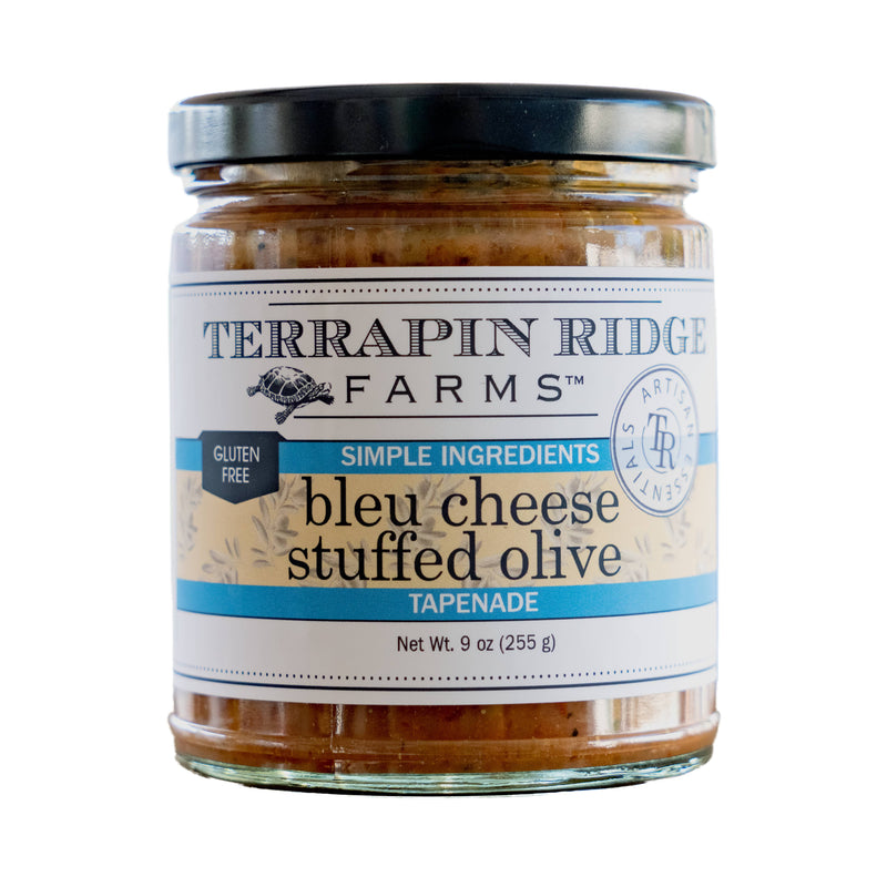 Bleu Cheese Stuffed Olive Tapenade