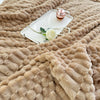 Turtle Fleece Throw – Bubble-Texture Ultra Plush Blanket for Cozy Comfort