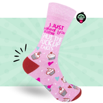 Funatic - Shut The Fuck Up Cakes Socks | Curse Word Socks | Funny Sock