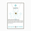 My Saint My Hero - Faith Petite Necklace - Silver / Gold