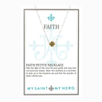 My Saint My Hero - Faith Petite Necklace - Silver / Gold