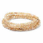 Scout Curated Wears - Stone Wrap Mother of Pearl/Gold - Stone of Prosperity