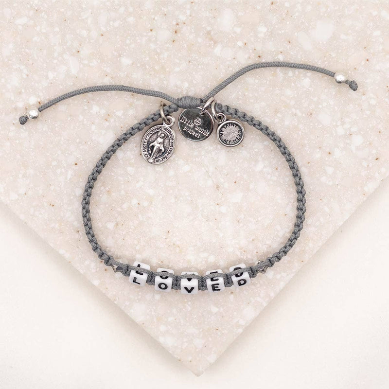 Little Words Project x MSMH - LOVED/ Slate / Silve